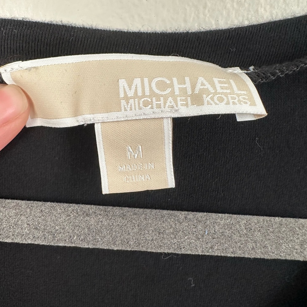 Michael Kors Elegant Black Garment